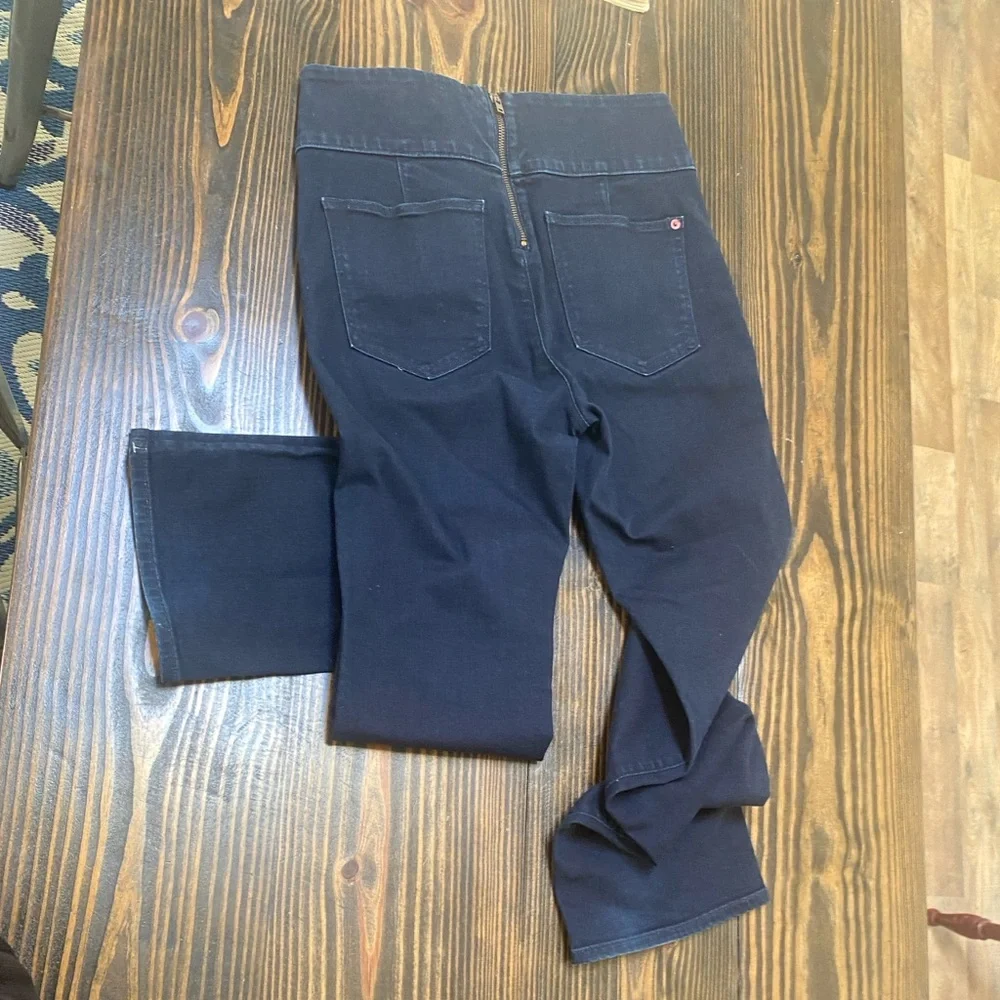 SPANX Dark Blue Women's Signature Waist Slim Boot Jeans - Size 29